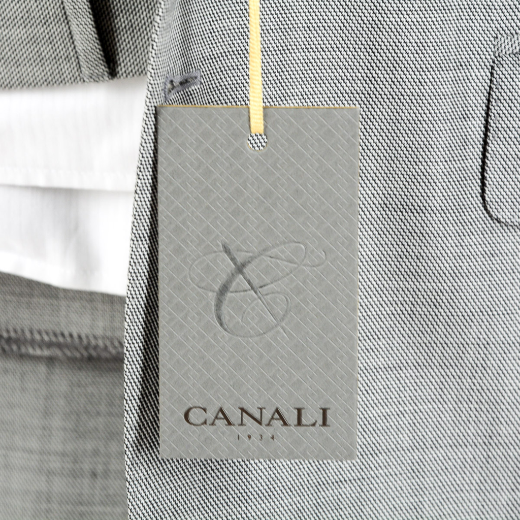 Canali Mens Suit Long Sleeves Grey