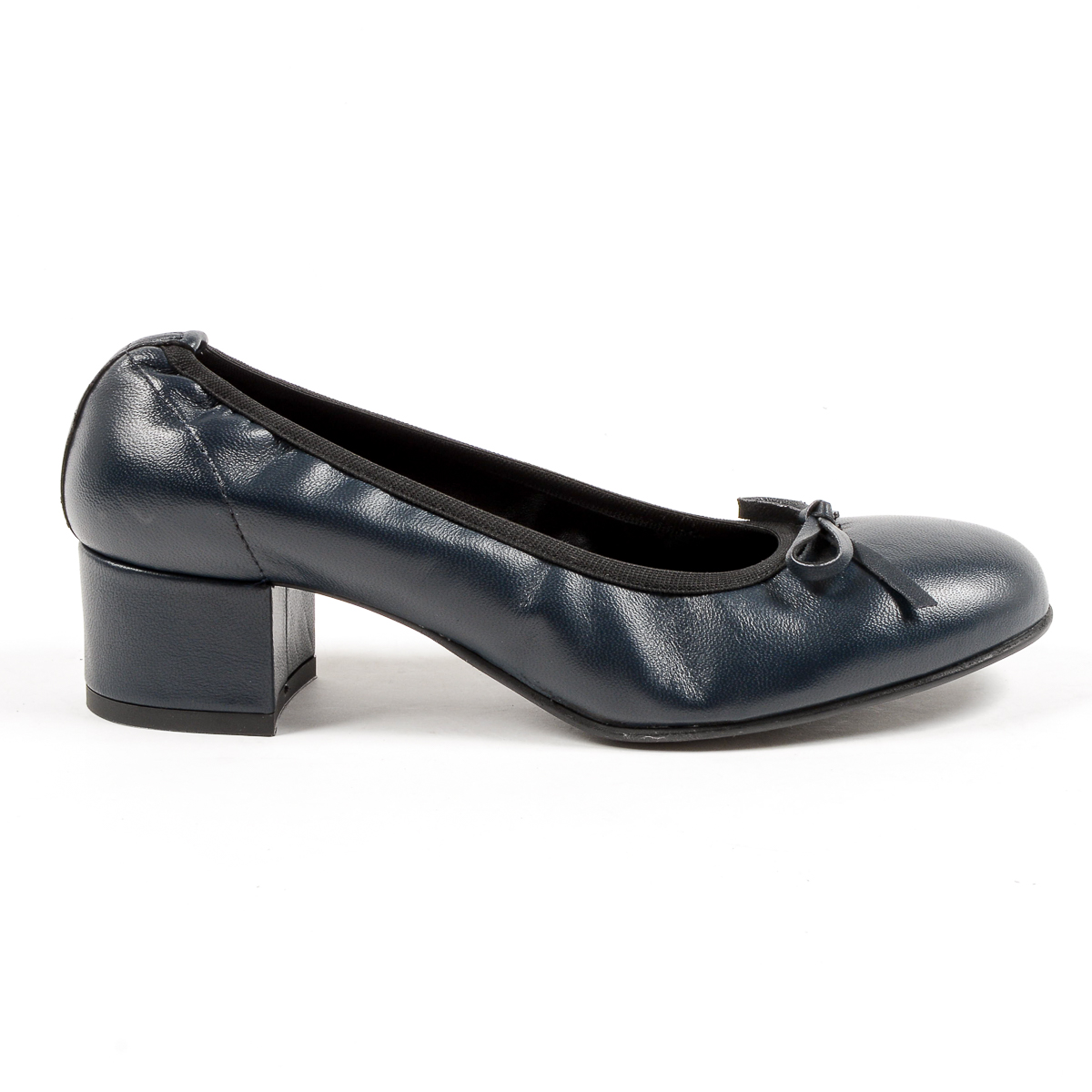 Andrew Charles Womens Ballerina Dark Blue NICKI