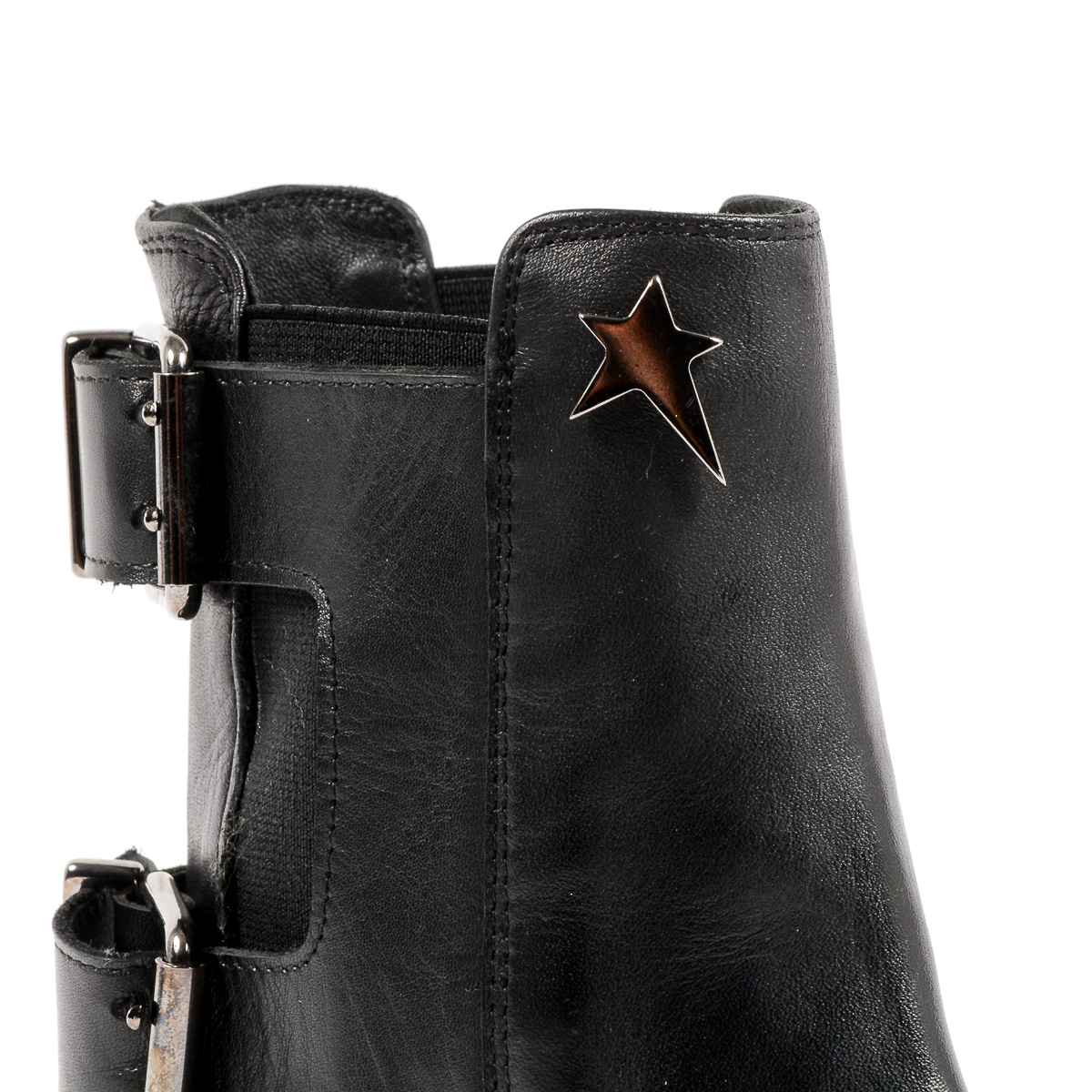Andrew Charles Womens Short Boot Black LINDA