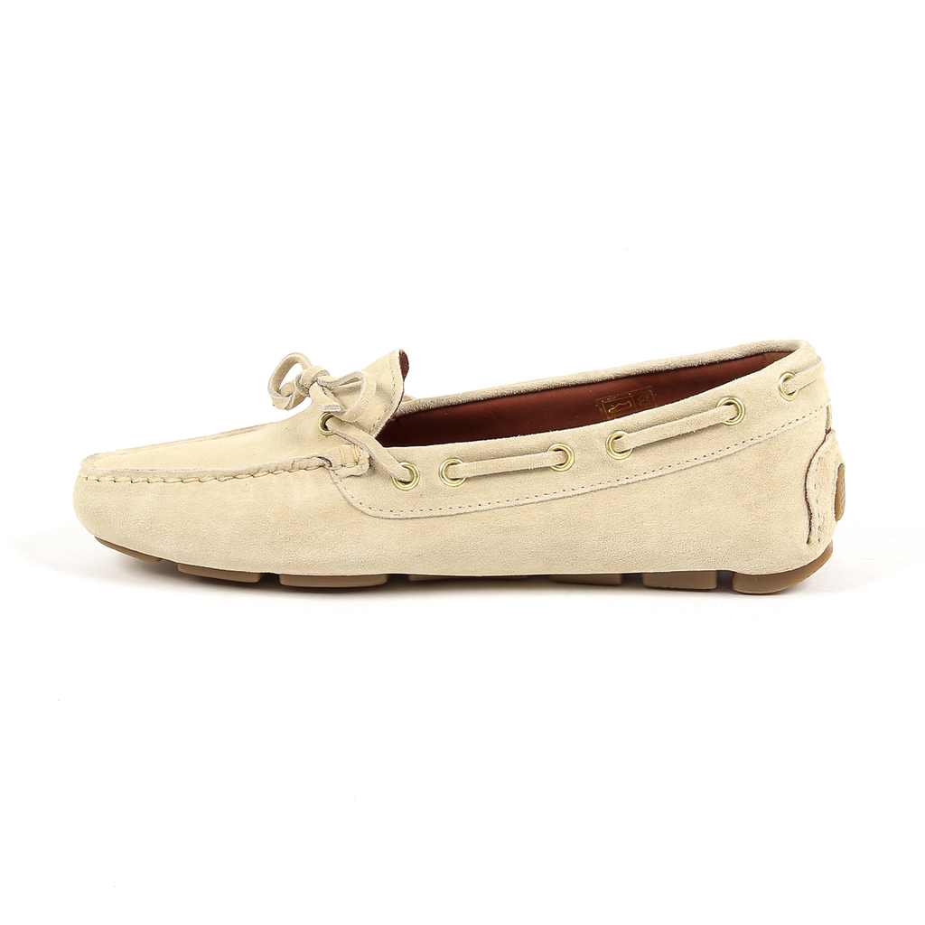 Mocasín Andrew Charles para mujer Beige CAMILLA
