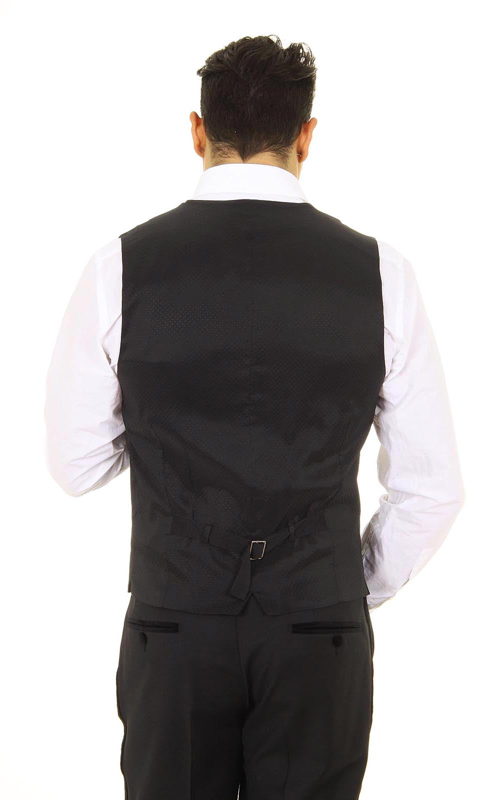 Dolce & Gabbana traje con chaleco para hombre G1FFMT FUBCT N0000