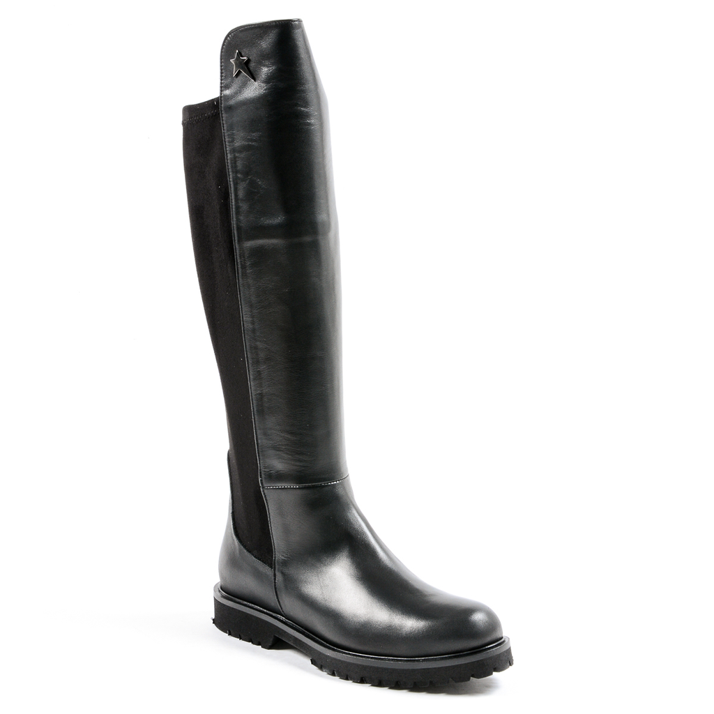 Andrew Charles Womens High Boot Black MILEY