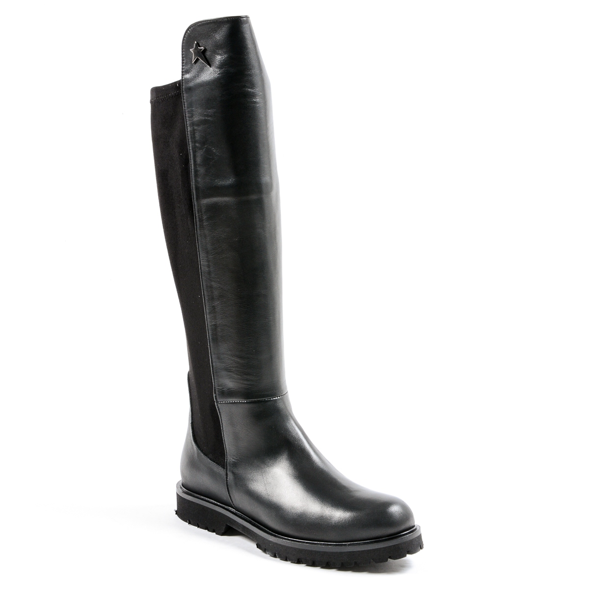 Andrew Charles Womens High Boot Black MILEY