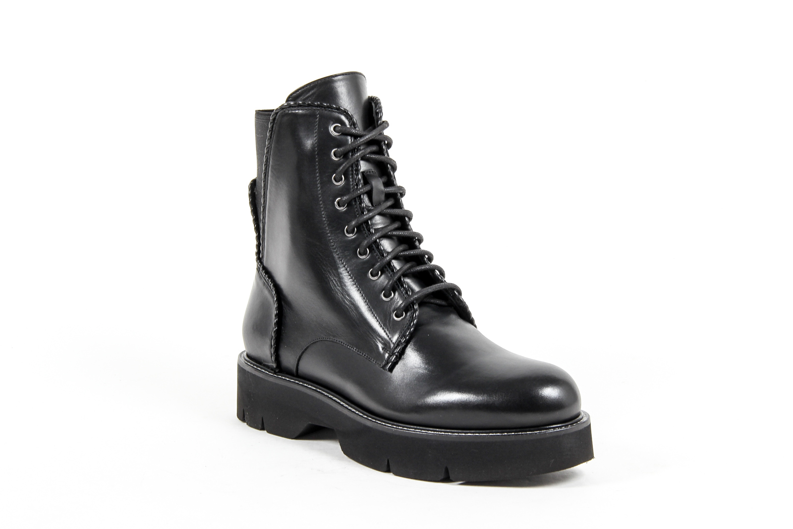V 1969 Italia Womens Short Boot Black LEON