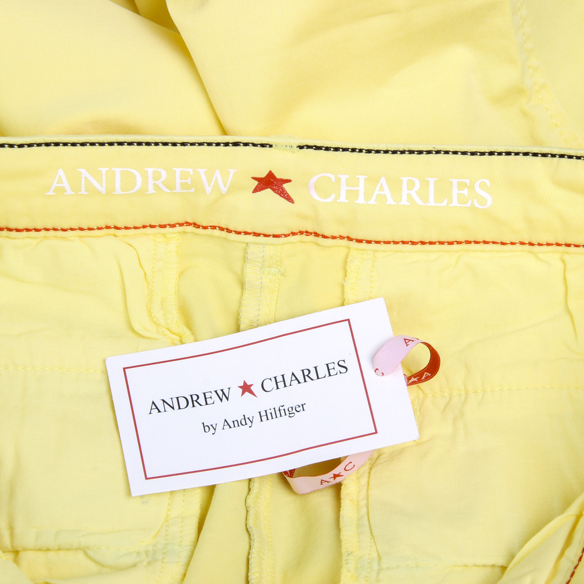 Pantalones de mujer Andrew Charles amarillos PENDA