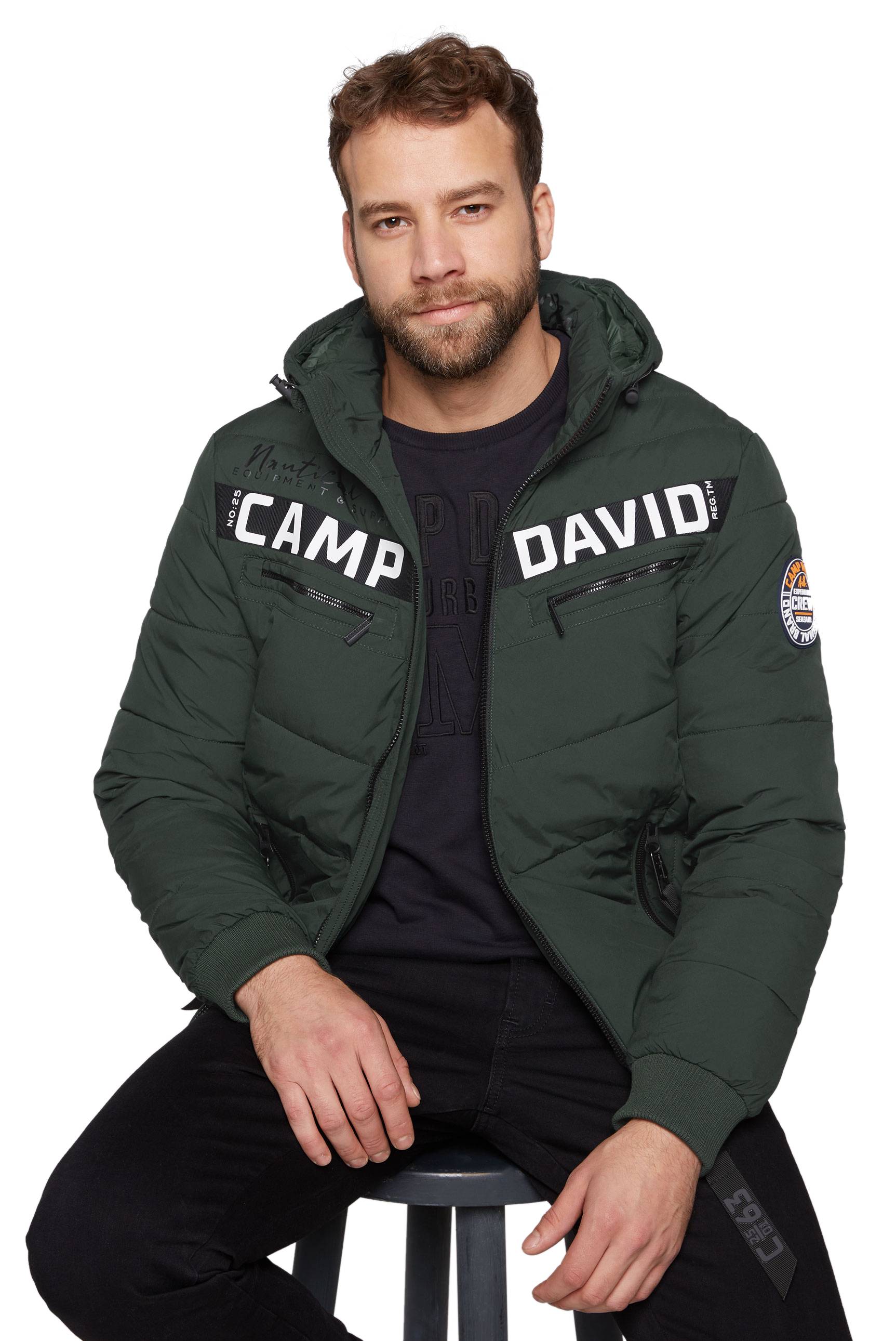 Chaqueta con capucha para hombre Camp David
