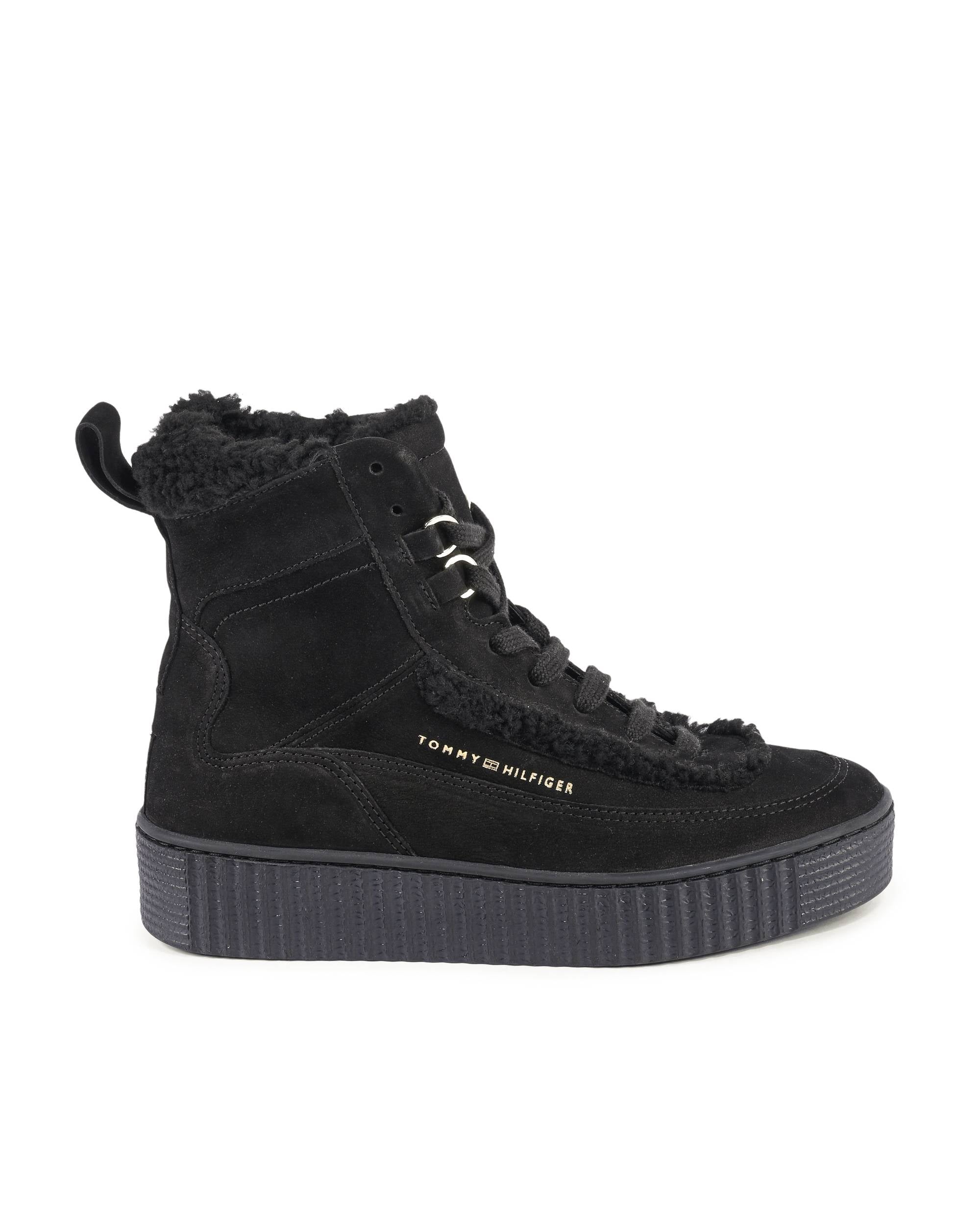 Botas Tommy Hilfiger para mujer NEGRAS FW0FW07503BDS