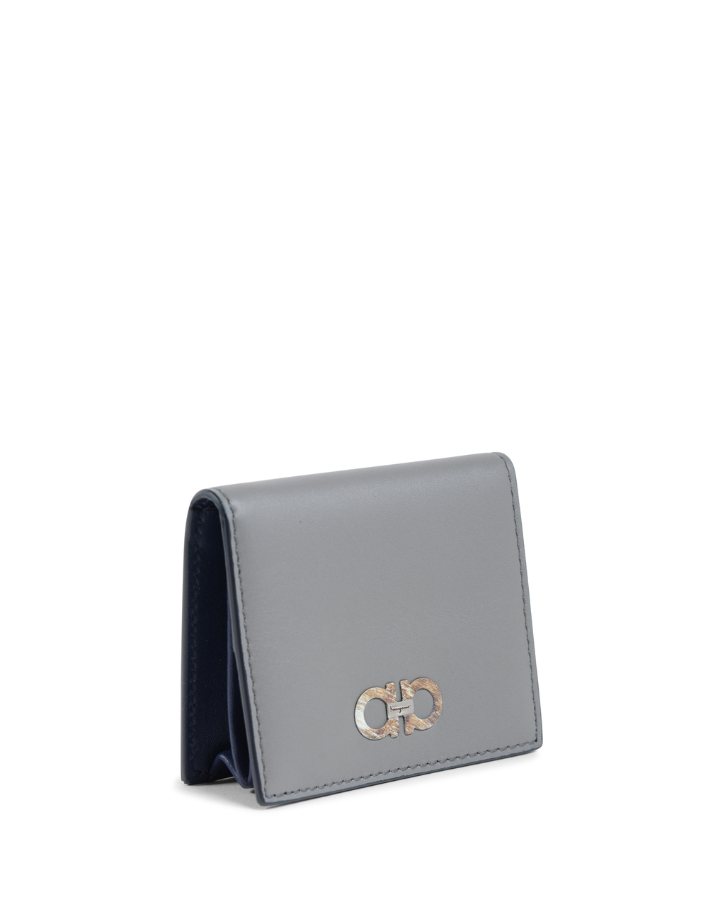 Monedero Salvatore Ferragamo para hombre, gris, 66A155 690019