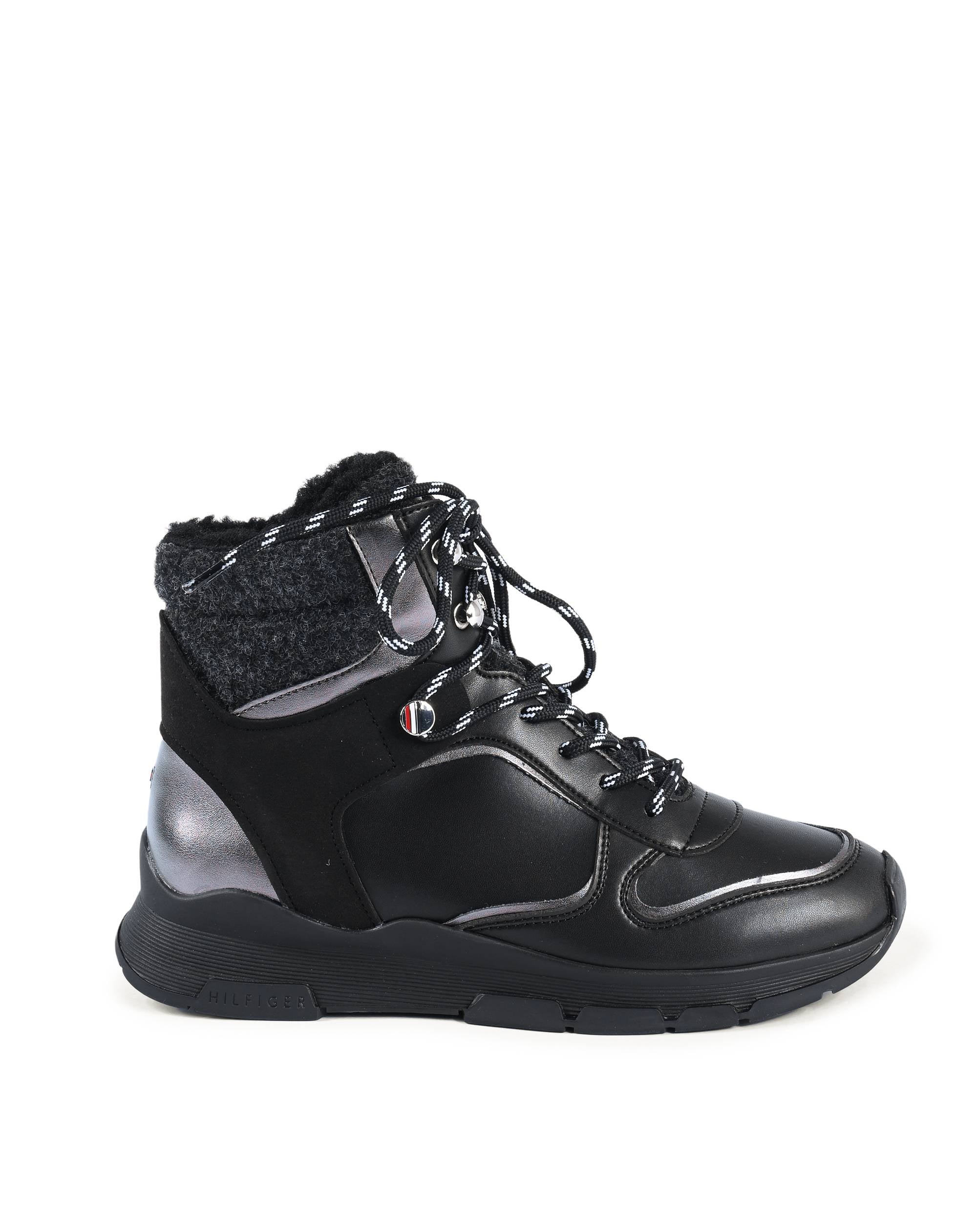 Tommy Hilfiger Womens Boots Black FW0FW06074BDS