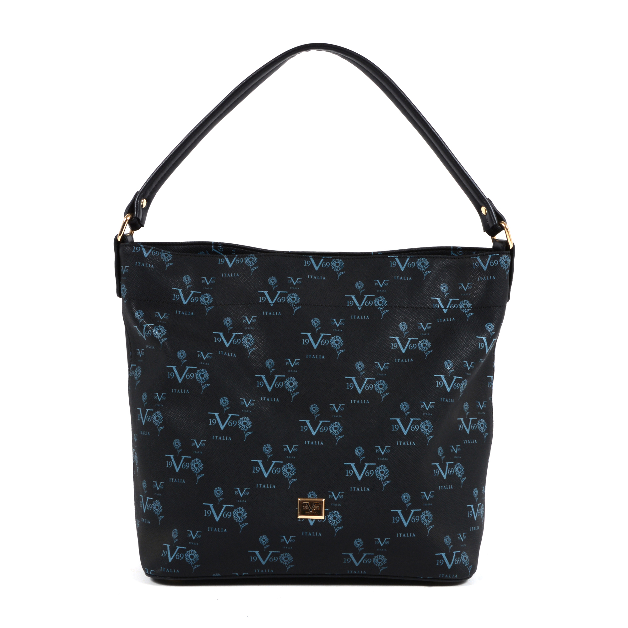 V 1969 Italia Womens Handbag Black SALVADOR