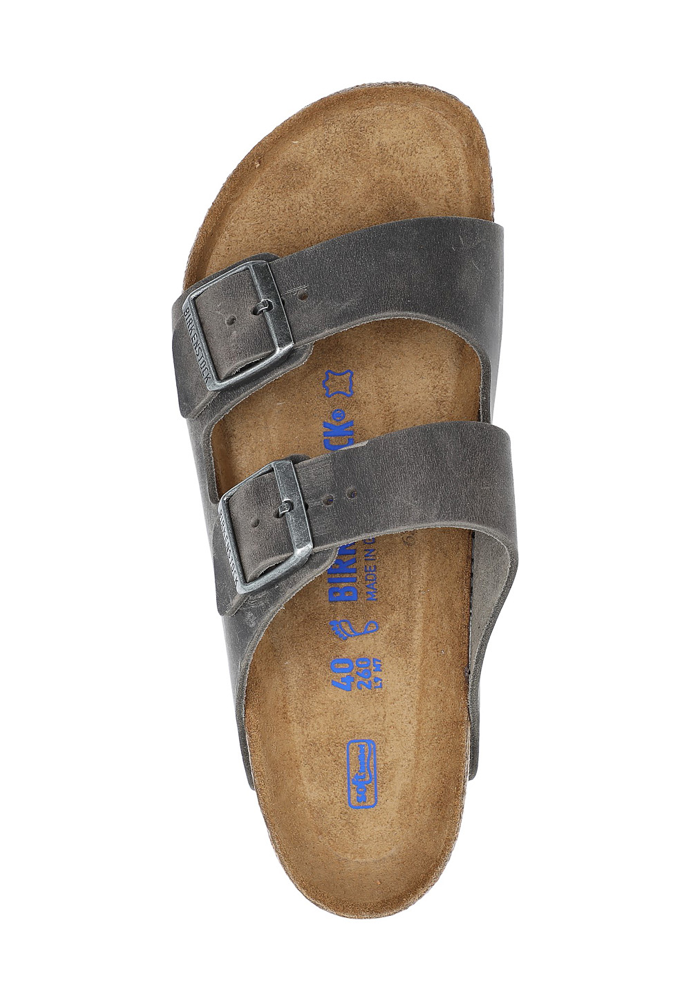 Sandalia Birkenstock Unisex Gris Arizona