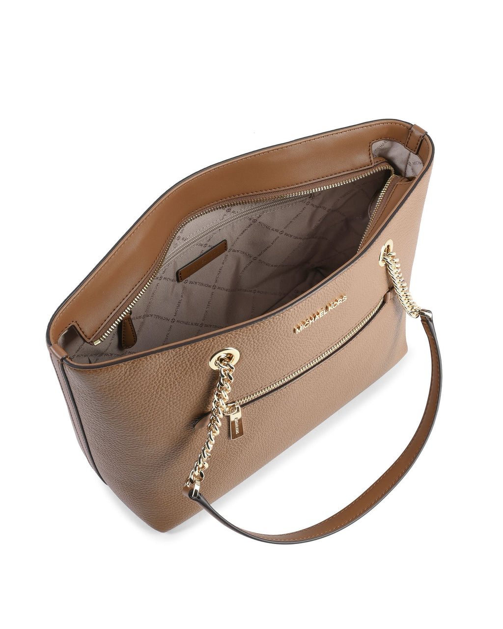 Michael Kors Bolso tote mediano con cadena y cremallera delantera 35F2GTTT2L EQUIPAJE