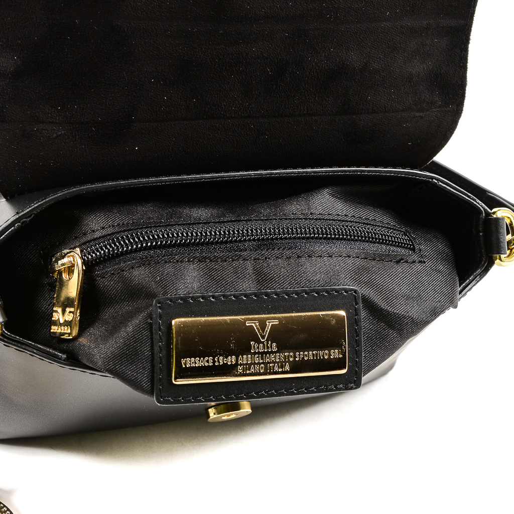 V 1969 Italia Womens Handbag Black VERONA