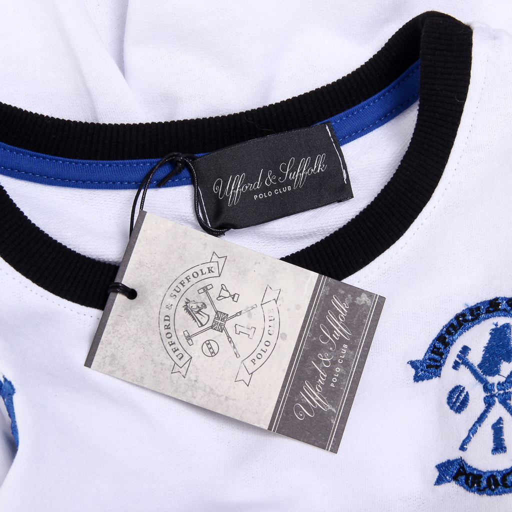 Suéter de hombre Ufford & Suffolk Polo Club de manga larga y cuello redondo