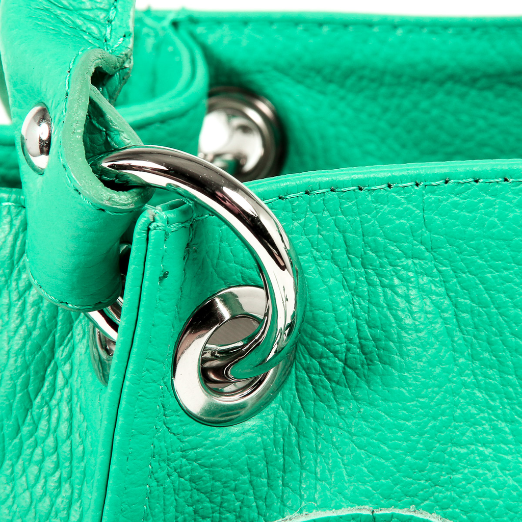 V 1969 Italia Womens Handbag Green ZURIGO