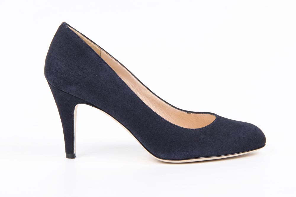 Zapatos de salón para mujer V 1969 Italia 4665 GAE PE CAM15BL CAMOSCIO BLU
