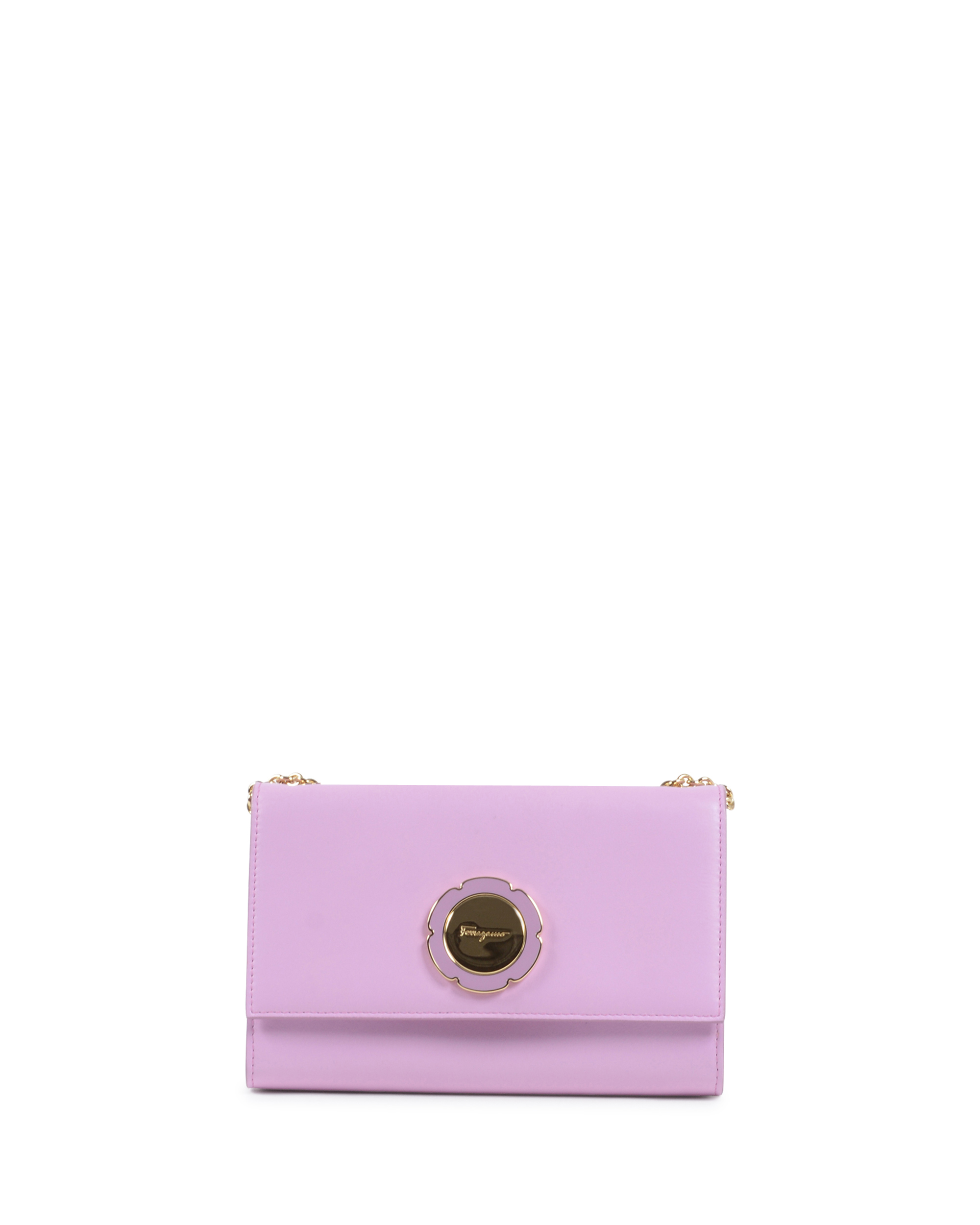 Bolso bandolera Salvatore Ferragamo para mujer, color rosa, 22D200 684097