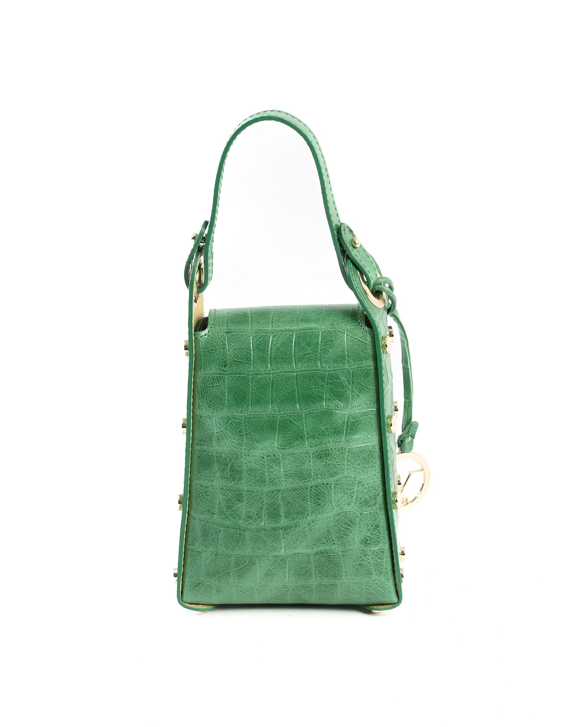 Minibolso de mujer V Italia verde V16-LUX-GRN