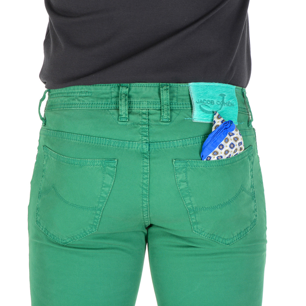 Jacob Cohen Mens Pants J688 Green
