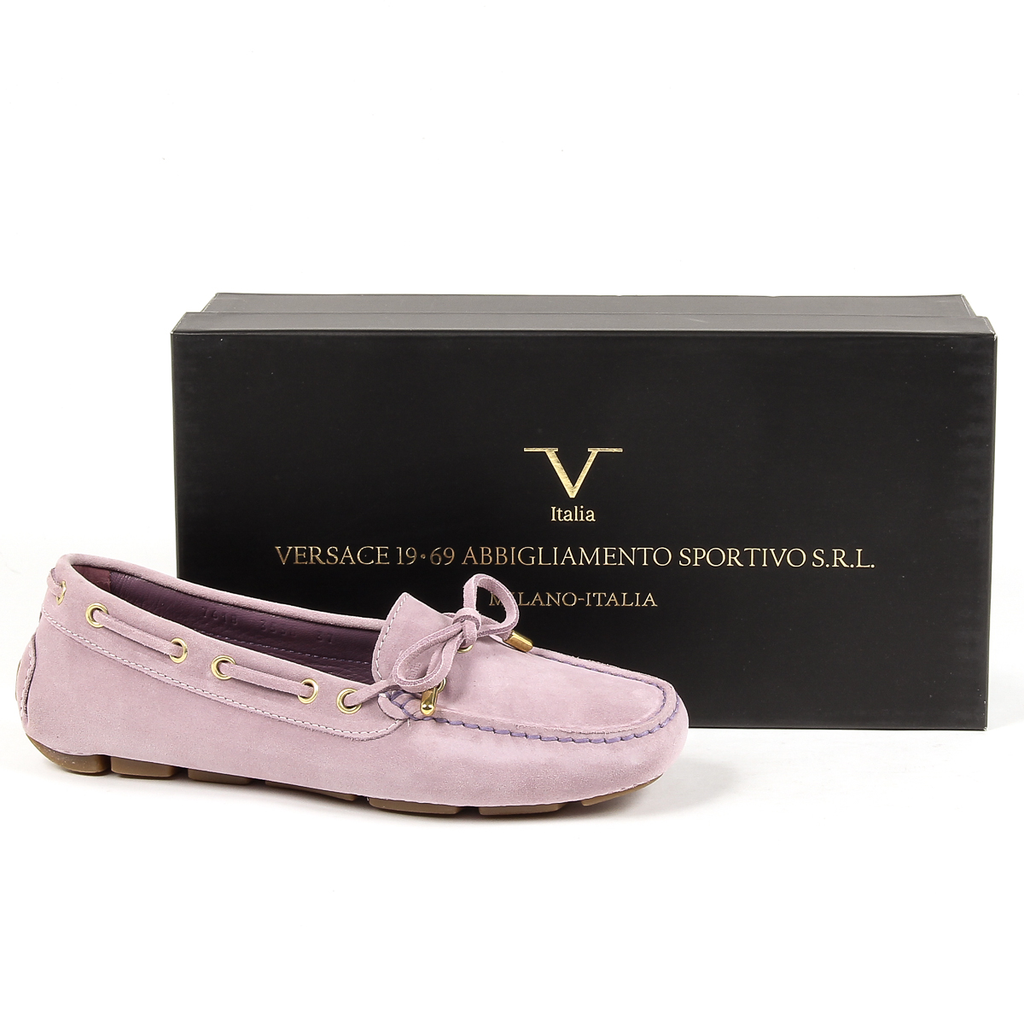 Mocasín para mujer V 1969 Italia color lila CRETA