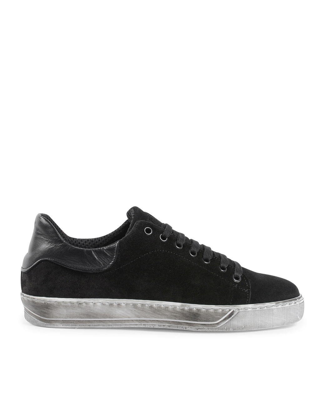 19V69 Italia Mens Sneaker Black 2120 CAMOSCIO NERO