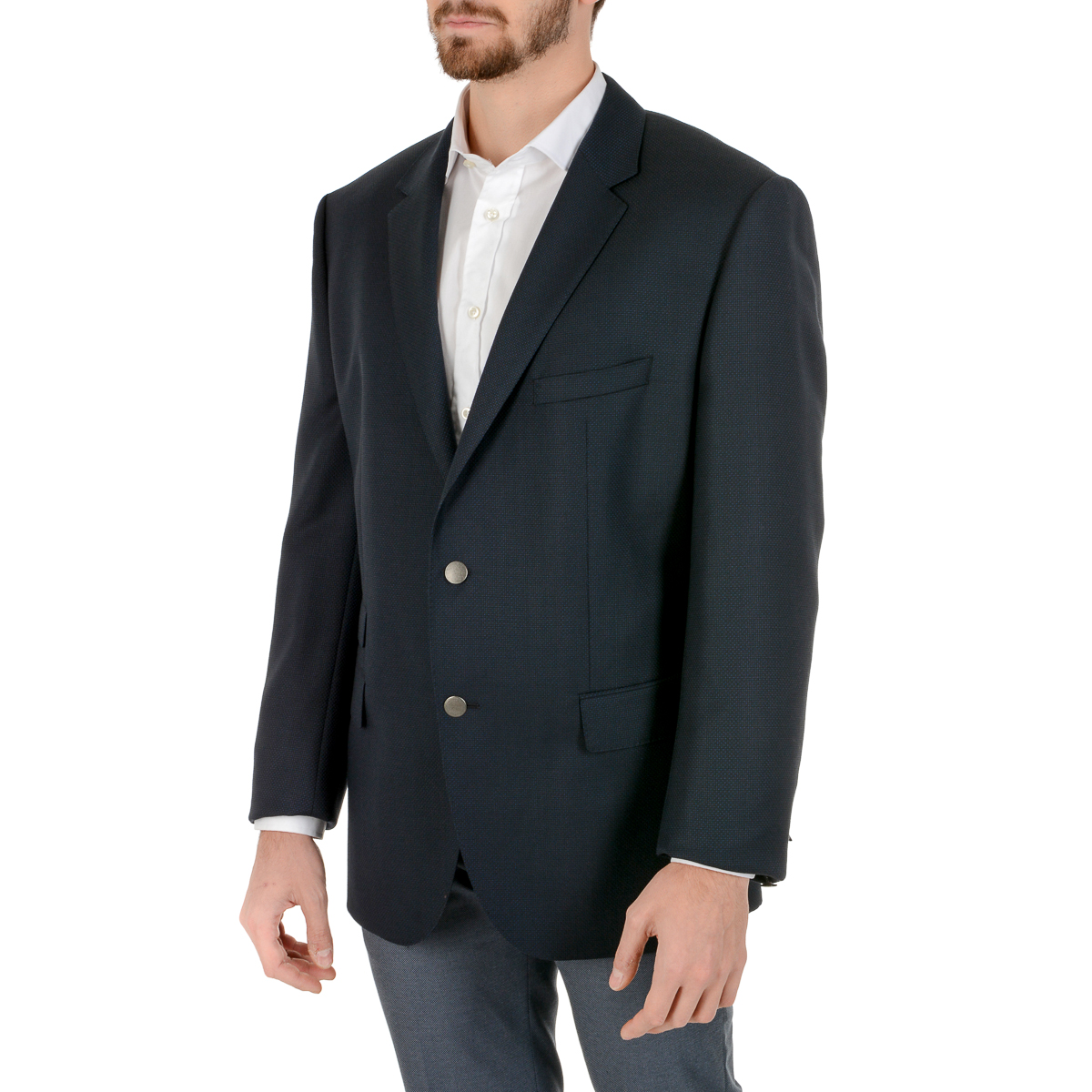 Chaqueta Hugo Boss para hombre de manga larga azul oscuro JET