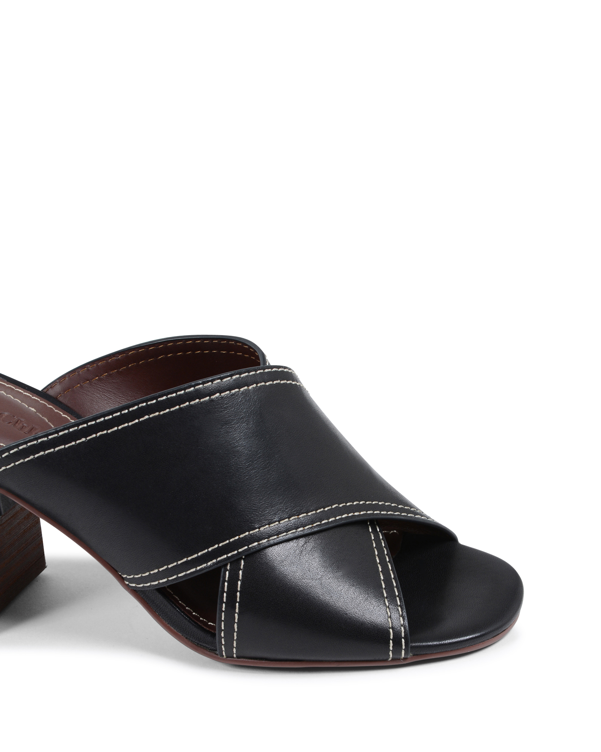 ChloÃ¨ Womens Mule Sandal Black SB30083 NERO