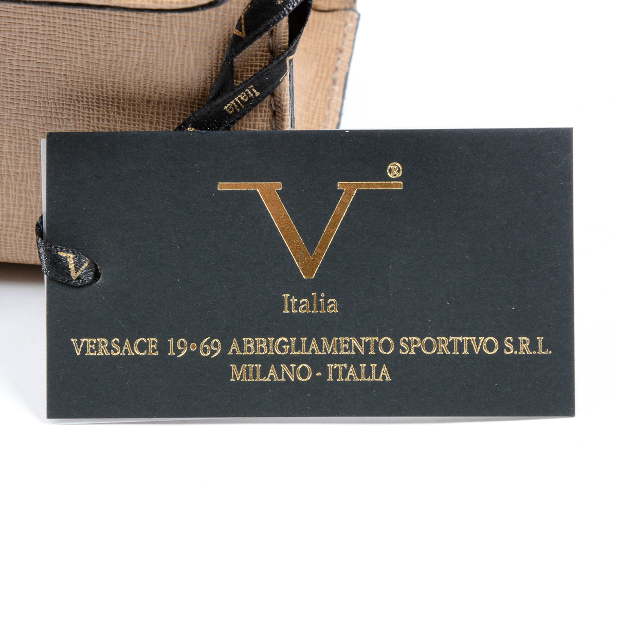 Bolso de mano para mujer V 1969 Italia color camello PANAMA