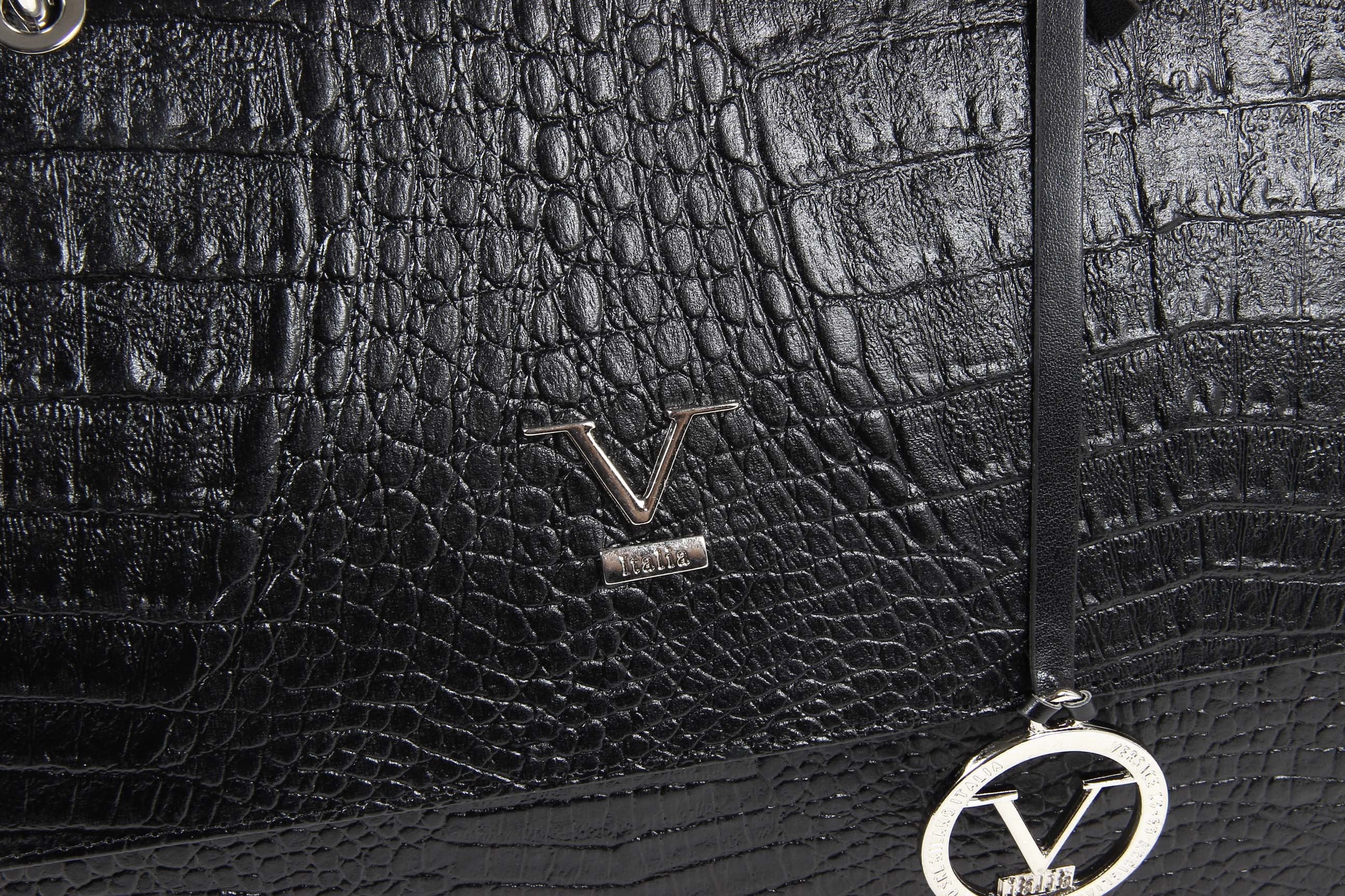 Bolso Mujer V 1969 Italia ARC05 AGATA COCCO NERO