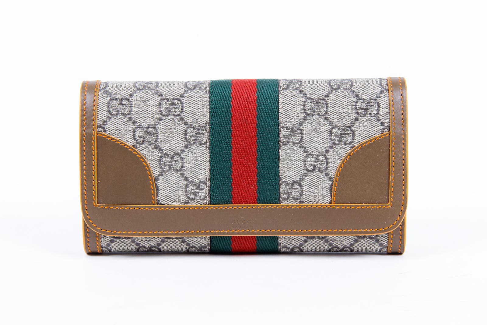 Monedero Gucci Supreme de dos pliegues para mujer