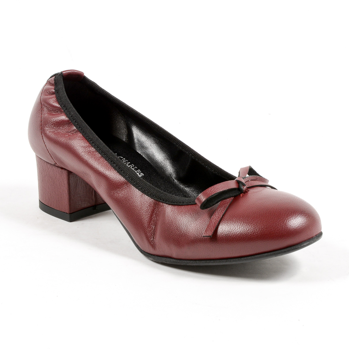 Andrew Charles Womens Ballerina Bordeaux NICKI