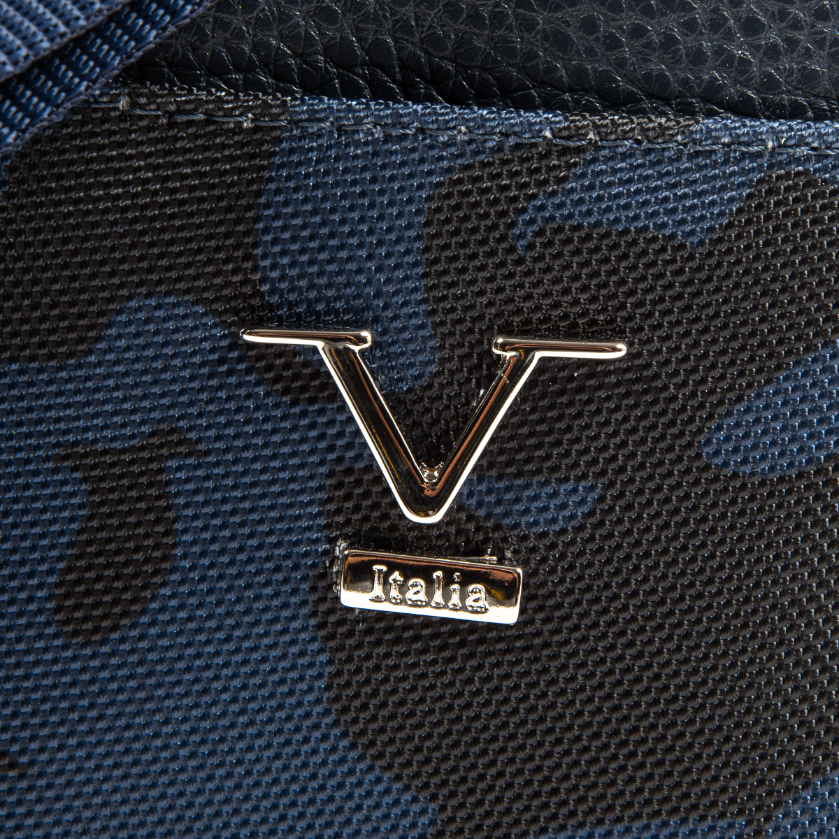 V 1969 Italia Mens Shoulder Bag Blue MILITARY