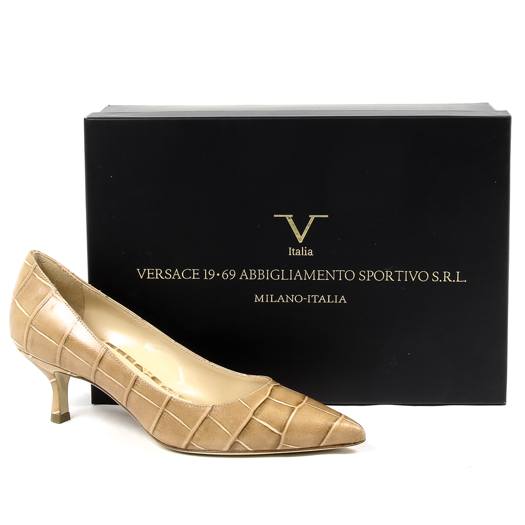V 1969 Italia Womens Pump Beige ASIA