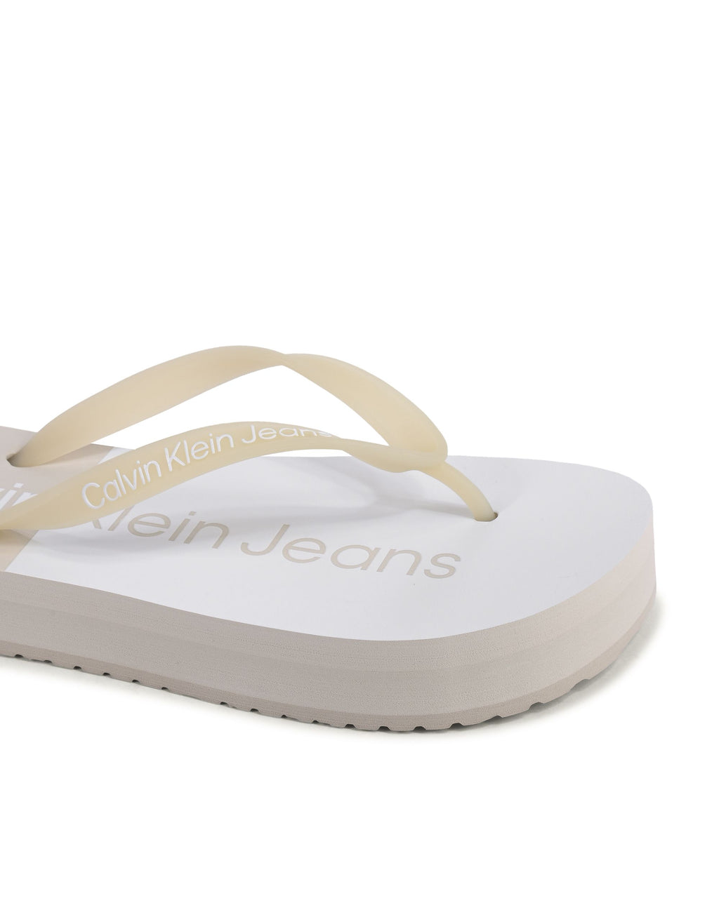 Chanclas Calvin Klein para mujer negras YW0YW0161701N