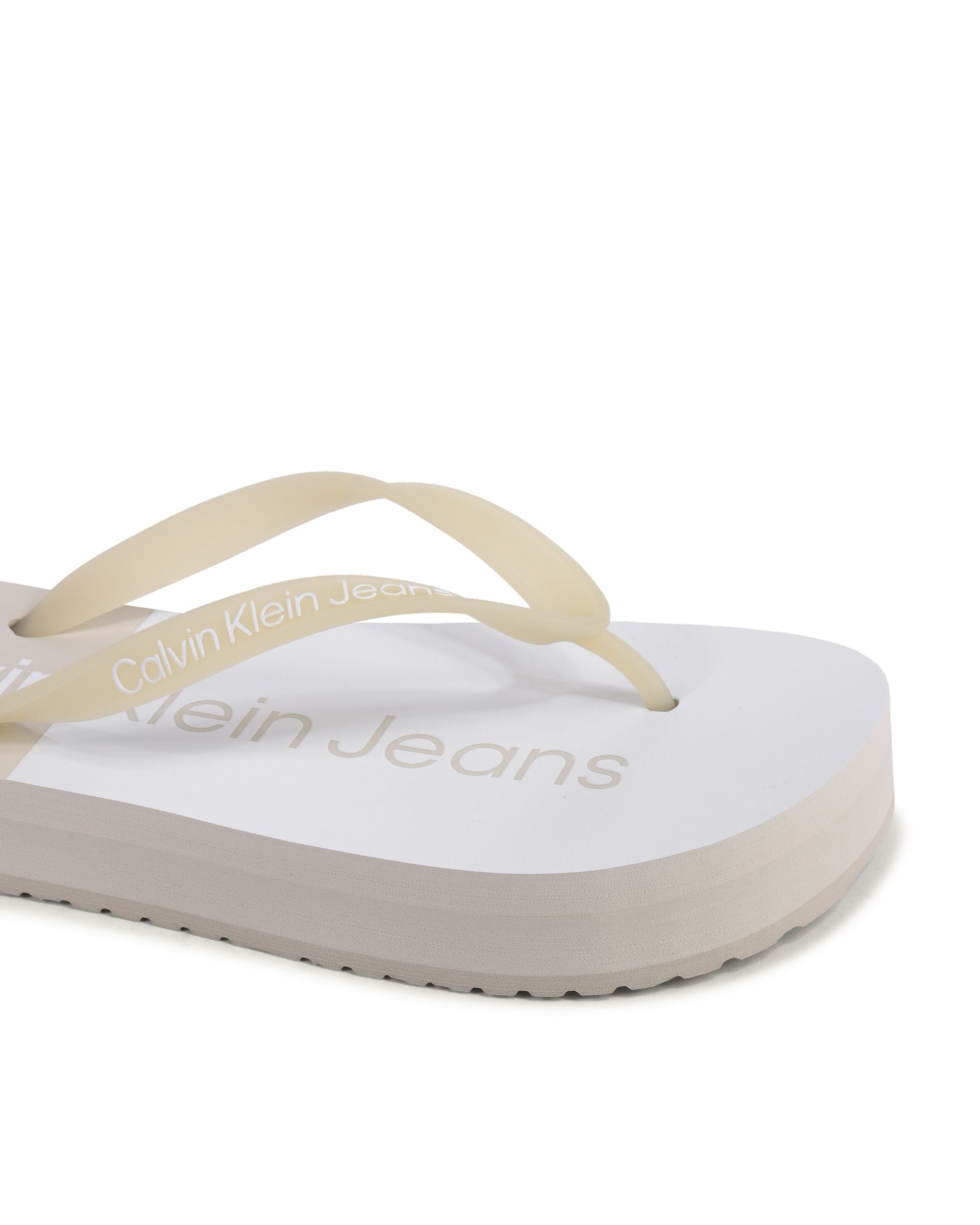 Chanclas Calvin Klein para mujer negras YW0YW0161701N