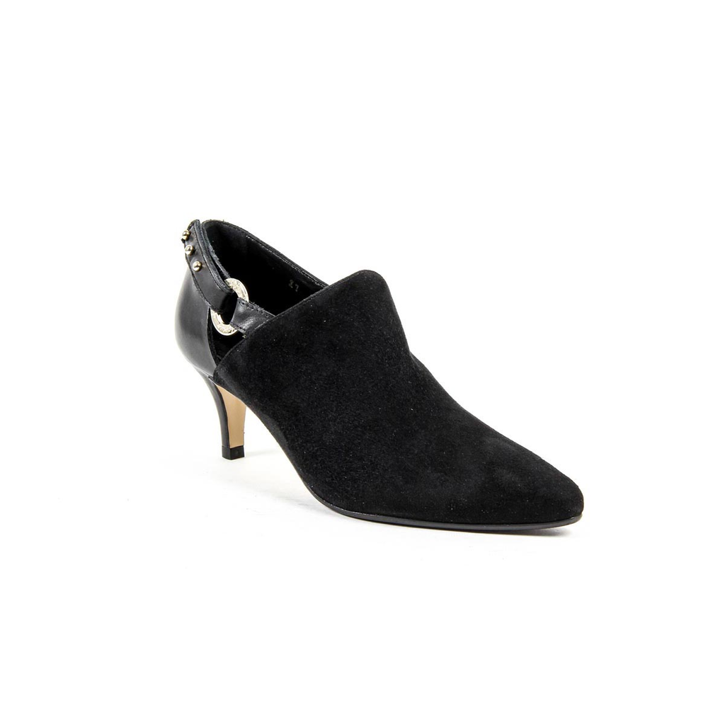 Zapato de tacón mujer V 1969 Italia KATE CAMOSCIO NERO