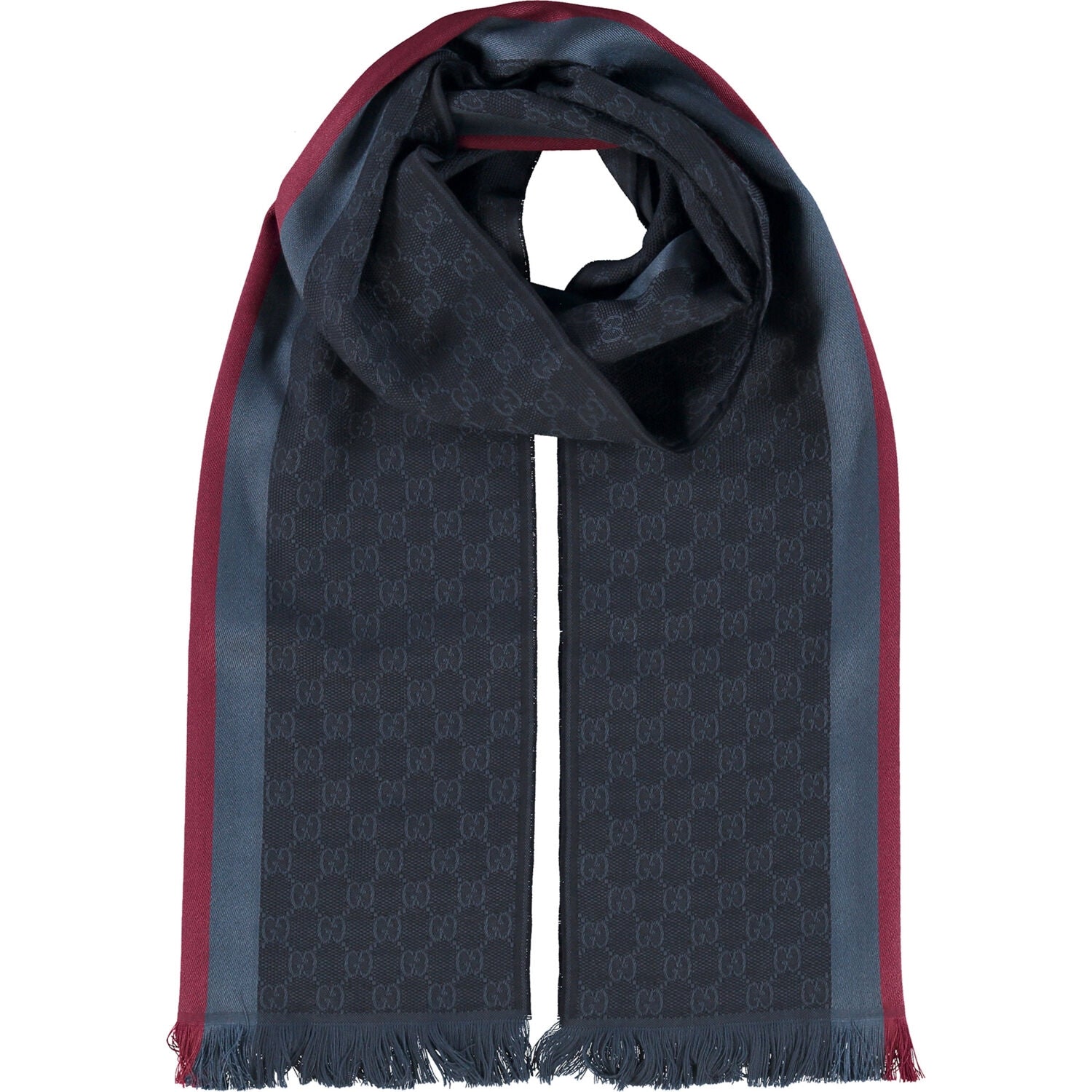 Bufanda Gucci para hombre 35x180 azul