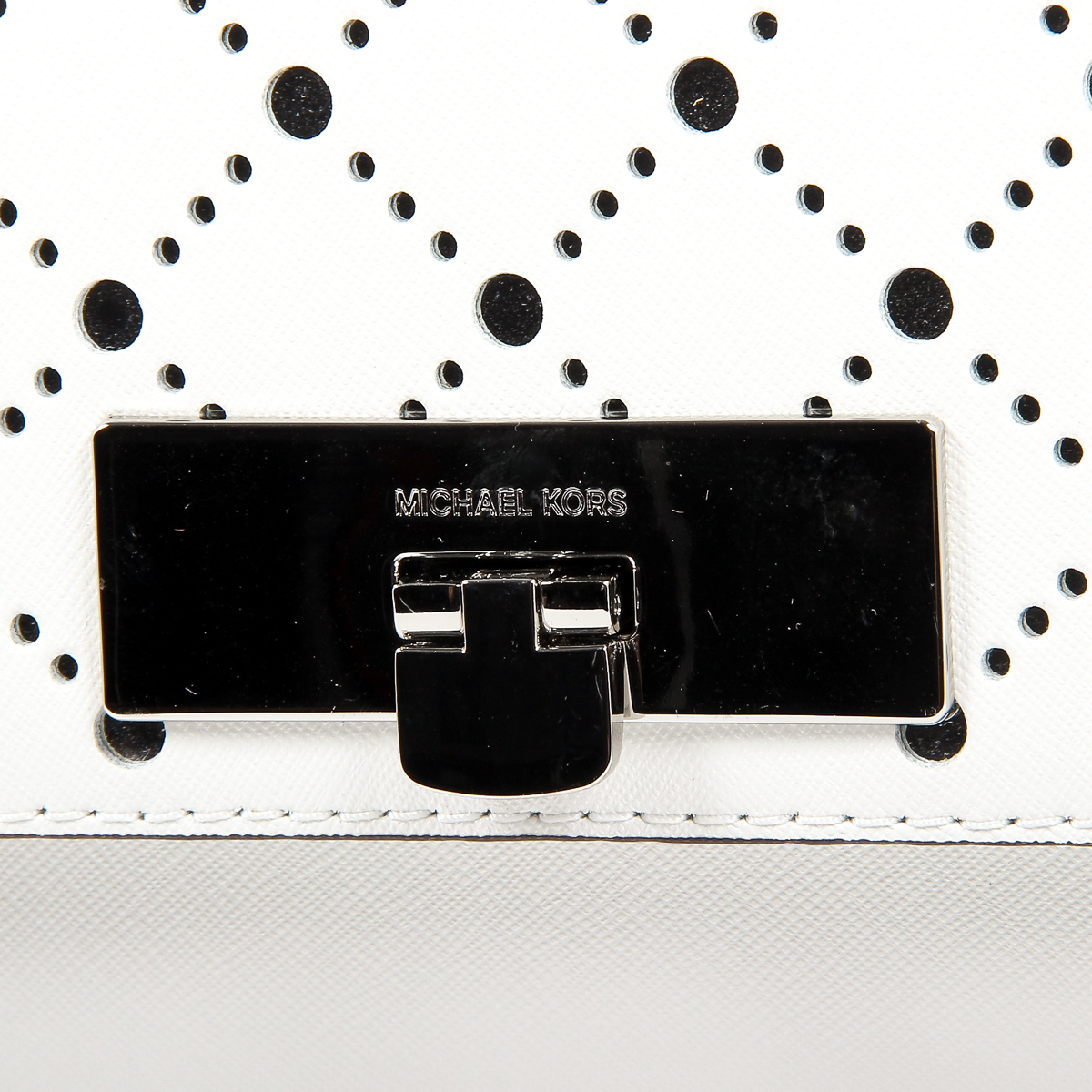 Michael Kors Womens Handbag VIOLET 35S7SV1S2L OPTIC WHITE