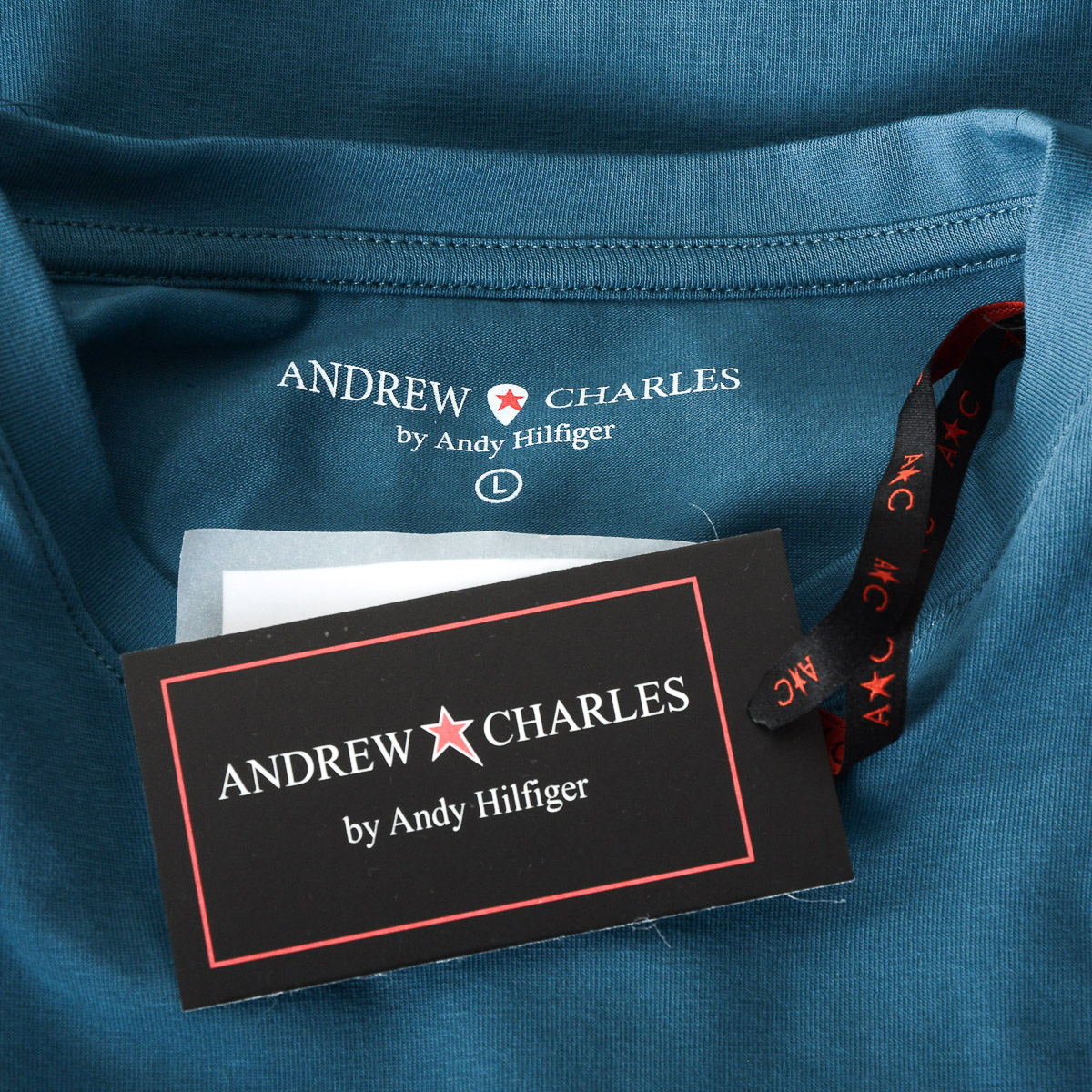 Camiseta Andrew Charles para hombre, manga corta, cuello redondo, verde, KEITA