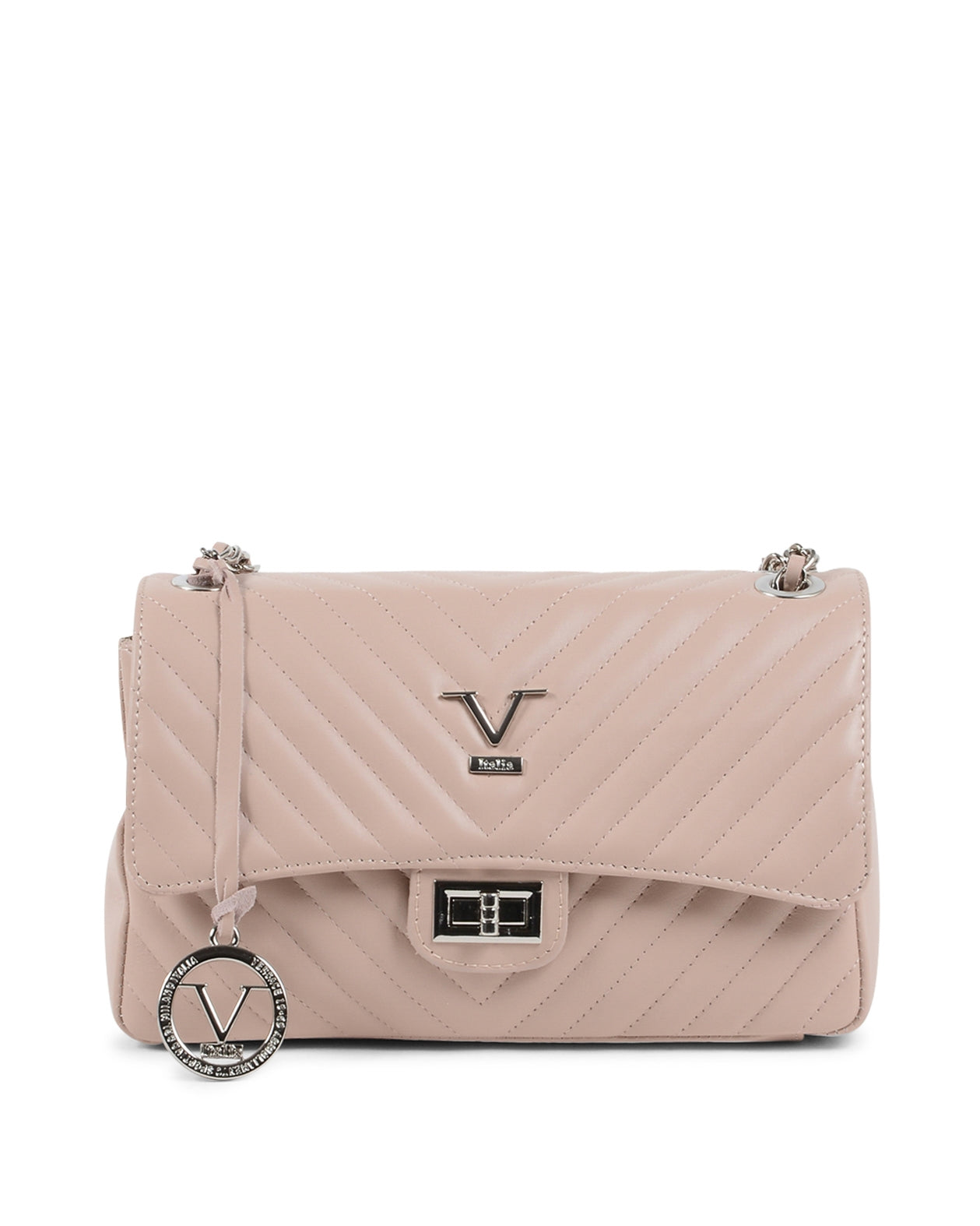 Bolso de mano para mujer V Italia color piel V0116 SAUVAGE CIPRIA