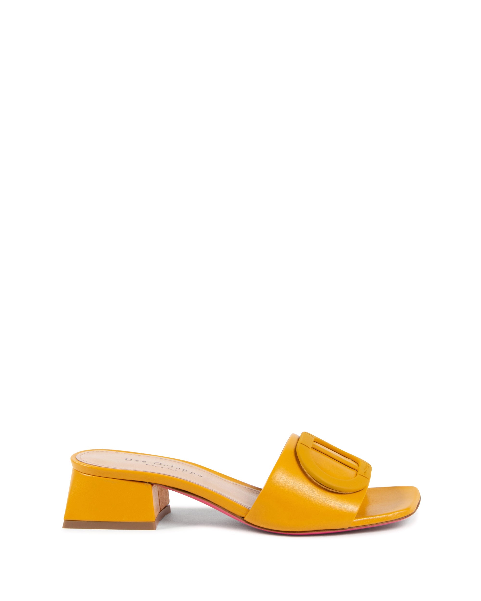 Dizzy Logo Mule Mostaza