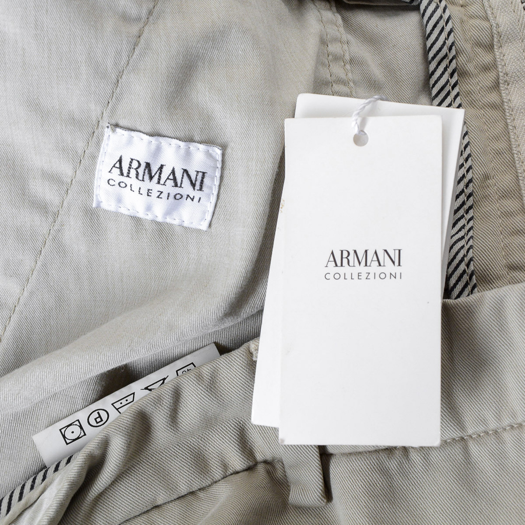 Armani Collezioni Mens Pants Beige