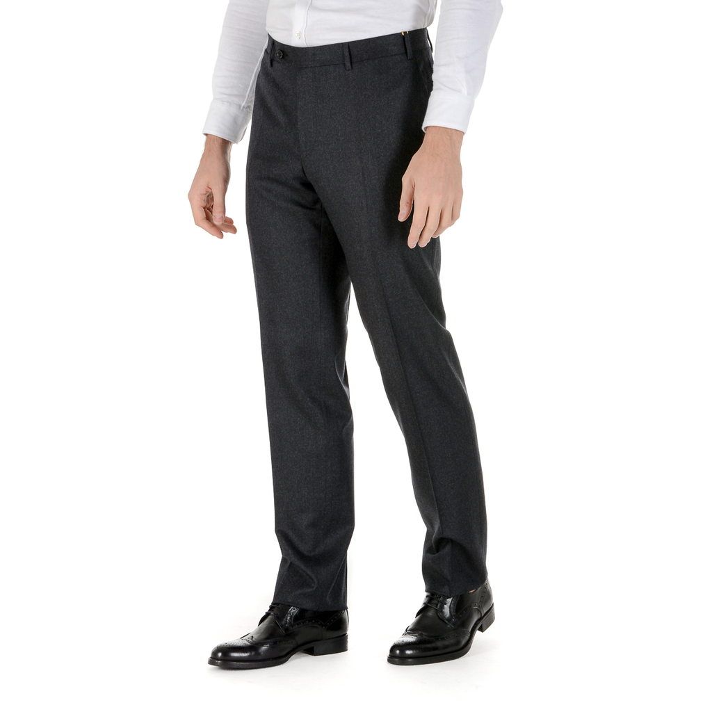 Canali Mens Pants Dark Grey
