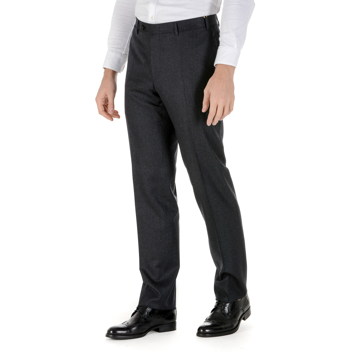 Canali Mens Pants Dark Grey