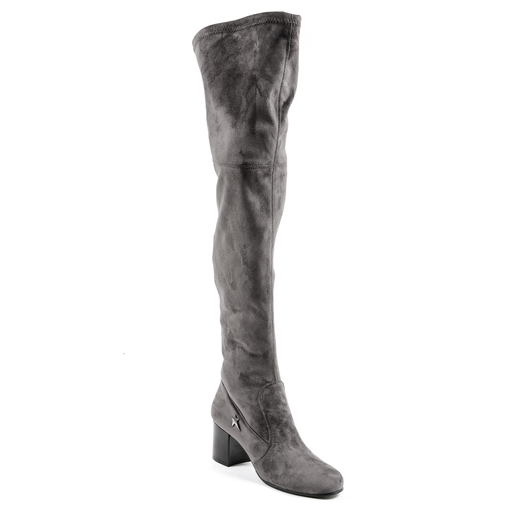Andrew Charles Womens High Boot Grey MARIAH