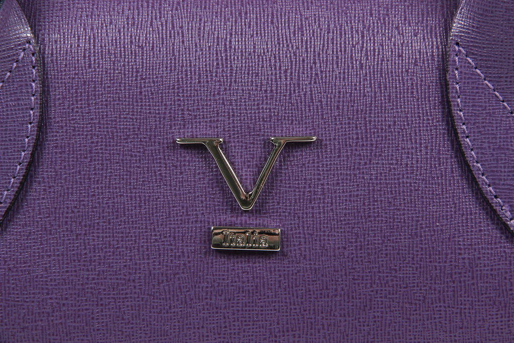 Bolso de mano para mujer V 1969 Italia V014 S PÚRPURA
