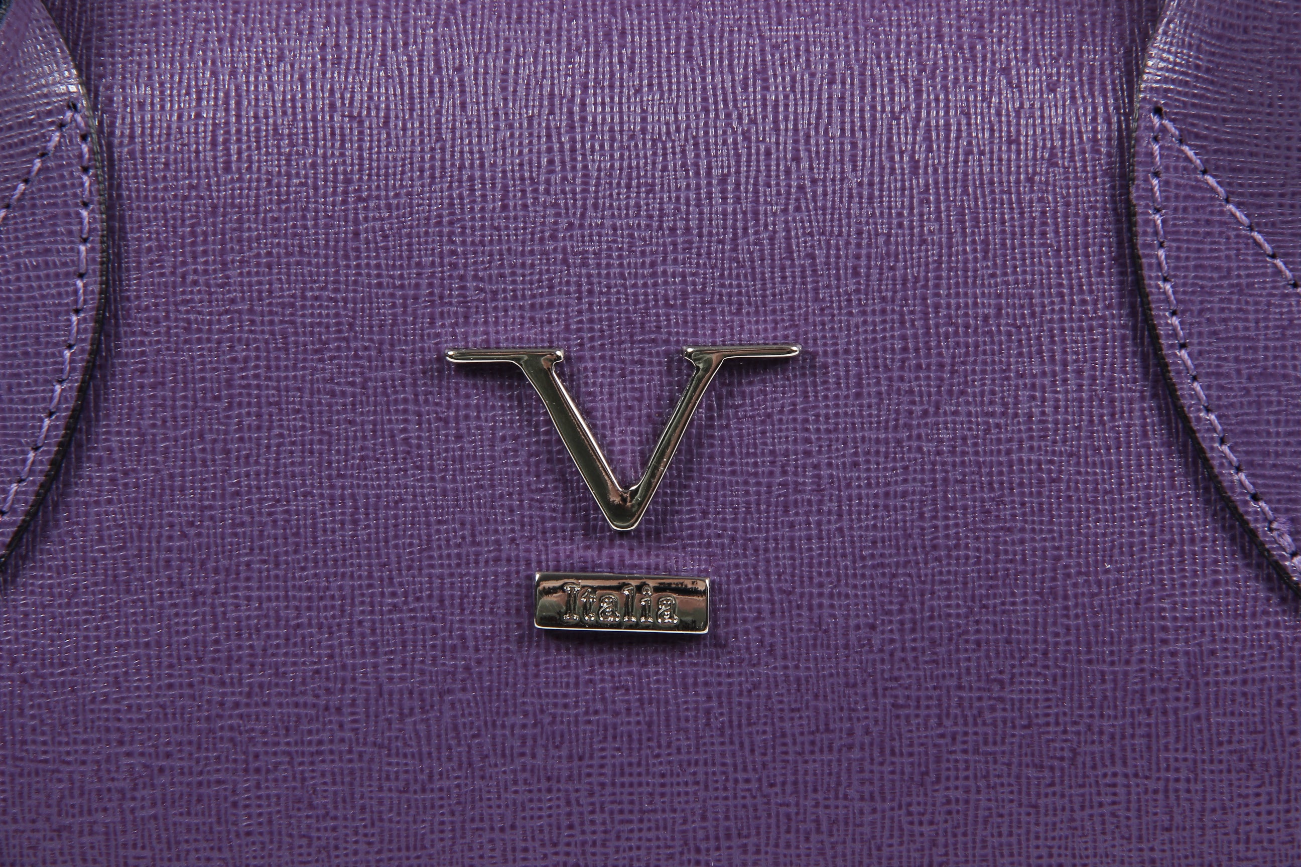 Bolso de mano para mujer V 1969 Italia V014 S PÚRPURA