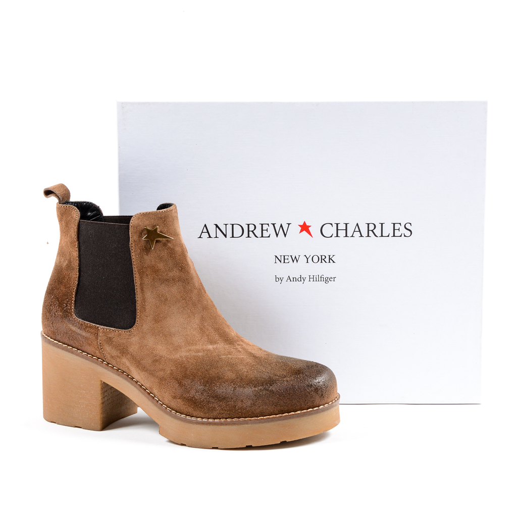 Andrew Charles Womens Ankle Boot Brown WENDY