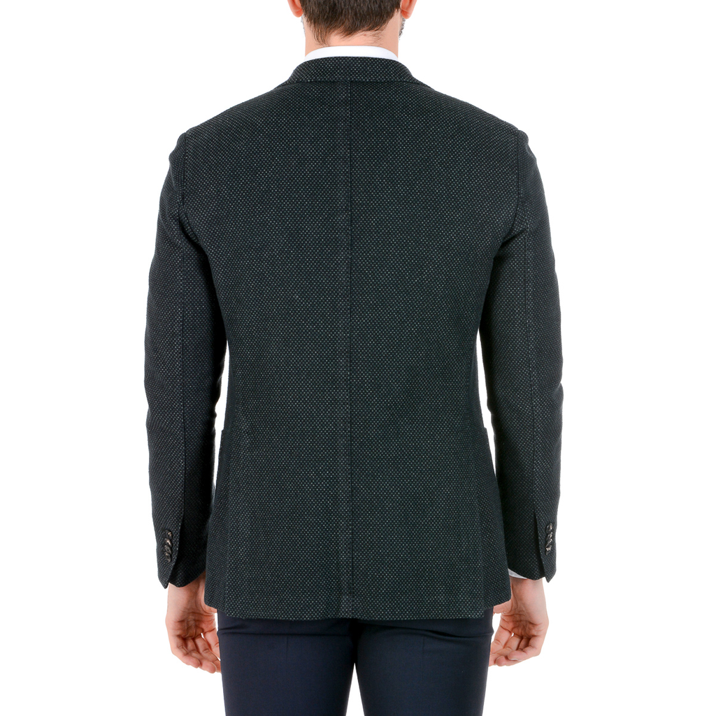 Chaqueta Boglioli Milano para hombre, manga larga, gris oscuro