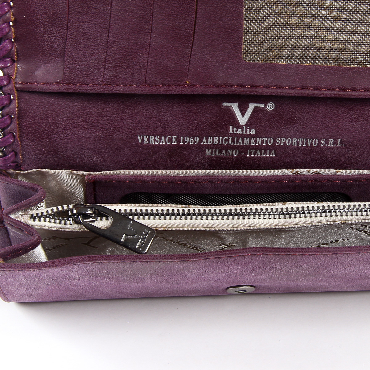 V 1969 Italia Monedero para mujer morado VENUS